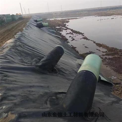 江西 堆浸池防渗层 绿色1.0厚hdpe土工膜 柔韧性强黑膜